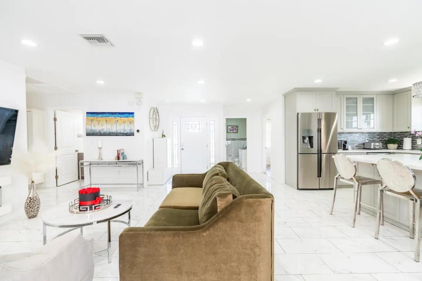 New Luxury Entertaining House With Pool Spa Sauna Tesla Charger Pets Los Angeles Exteriör bild